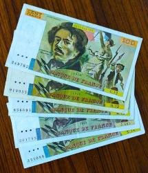 Fransa 100 Cent Francs 5 Adet..(1979-1993)