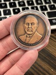 2021 YILI İSTİKLAL MARŞI KABULÜ'NÜN 100.YILI ''MEHMET AKİF ERSOY'' DARPHANE HATIRA BRONZ SERTİFİKALI