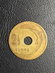 1948 YILINA AİT 2,5  KURUŞ ÇÇT  TCM  2348