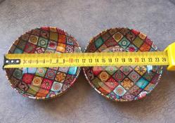 DEKORATİF VE KULLANIMLIK DESENLİ METAL KASE.  SIFIR ÜRÜN