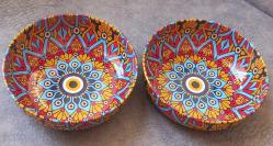 DEKORATİF VE KULLANIMLIK DESENLİ NAZAR BONCUĞU METAL KASE SIFIR ÜRÜN