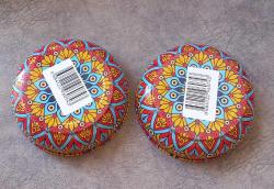 DEKORATİF VE KULLANIMLIK DESENLİ NAZAR BONCUĞU METAL KASE SIFIR ÜRÜN