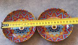 DEKORATİF VE KULLANIMLIK DESENLİ NAZAR BONCUĞU METAL KASE SIFIR ÜRÜN