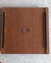 TARİHTE TÜRK DEVLETLERİ  ÇİL KONDİSYONDA AHŞAP  KUTUSUNDA