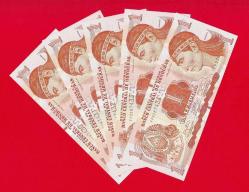 5 Adet Honduras 1 Lempira 2014 P 96 UNC ÇİL