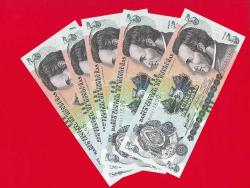 5 Adet Honduras 5 Lempiras 2016 P 98 UNC ÇİL