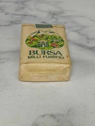 Antika Koleksiyonluk Nadir 1983 Bursa Milli Fuarı Sigarası - Açılmamış Sigara Paketi