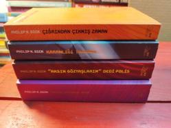 PHILIP K. DICK 4 KİTAP ( YÜKSEK ŞATODAKİ ADAM - ÇIĞRINDAN ÇIKMIŞ ZAMAN - KARANLIĞI TARAMAK - AKSIN GÖZYAŞLARIM DEDİ POLİS)