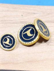 K409---- THY TÜRK HAVA YOLLARI ÜÇ ADET DÜĞME