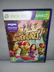 Xbox 360 BOŞ oyun kutusu kinect adventures. Kitapçık mevcut. Cd YOK. Kutu orijinal ve sağlam