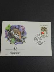 ÇEK CUMHURİYETİ(ÇEKOSLOVAKYA) FDC KEMİRGENLER(HAYVANLAR) TEMALI ZARF (1996)