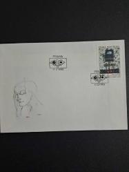 ÇEK CUMHURİYETİ(ÇEKOSLOVAKYA) RESSAMLAR VE SANAT ESERLERİ- RESSAM MİKULAS MEDEK TEMALI ZARF (1993)