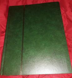 YENİ PUL DEFTERİ 16 YAPRAK 32 SAYFA SİYAH ZEMİNLİ PUL DEFTERİ