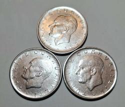623// 1 Lira (1975,76,77) 3'lü set