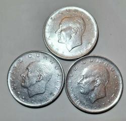 624// 1 Lira (1975,76,77) 3'lü set