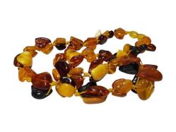 ANTİKA DAMLA KEHRİBAR GERDANLIK