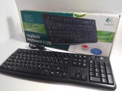 Logitech K120 USB Kablolu Klavye (Yeni gibi , Ayaksız , İkinci El)