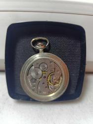 RUSYA USSR SERKİSOF MARKA ORİJİNAL ANTİK KURMALI MUHTEŞEM AKTİF CEP SAATİ