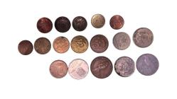 karışık yabancı madeni para lotu