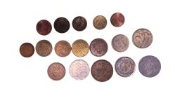 karışık yabancı madeni para lotu