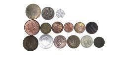 karışık yabancı madeni para lotu