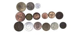 karışık yabancı madeni para lotu