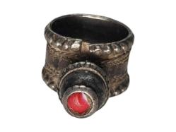 OSMANLI DÖNEMİ TEKKE İŞİ GÜMÜŞ YÜZÜK