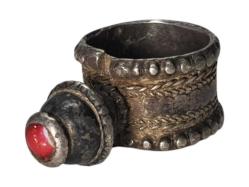 OSMANLI DÖNEMİ TEKKE İŞİ GÜMÜŞ YÜZÜK