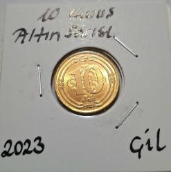 628// 10 Kuruş Altın sarısı 2023