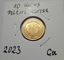 629// 10 Kuruş Altın sarısı 2023