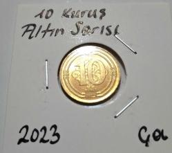 630// 10 Kuruş Altın sarısı 2023