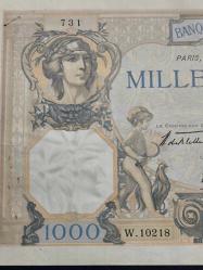 Fransa 1940 1000 Frank ÇÇT