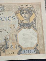 Fransa 1940 1000 Frank ÇÇT