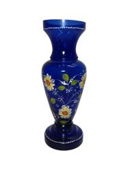 ANTİKA KOBALT CAM VAZO