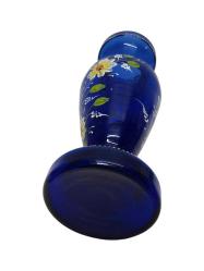 ANTİKA KOBALT CAM VAZO