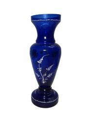 ANTİKA KOBALT CAM VAZO