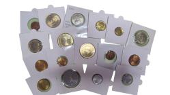 karışık farklı yerli madeni para lotu çil