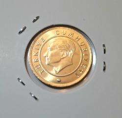 636// 25 Kuruş Altın sarısı 2023