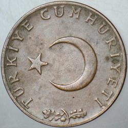 TÜRKİYE CUMHURİYETİ 10 KURUŞ 1964.