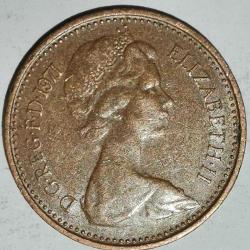 İNGİLTERE  1971  1/2  PENNY