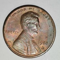 AMERİKA  1988 D  1 CENT