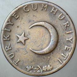 TÜRKİYE CUMHURİYETİ 10 KURUŞ 1963.