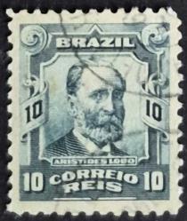 +++ BREZİLYA HUKUKÇU ARISTIDES LOBO    1906    10r  - DAMGALI