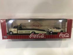 Coca-Cola Lisanslı M2 Machines 1:64 Die-Cast Çekici & Chevrolet – Kutulu Koleksiyon