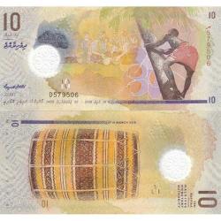 Maldivler 10 Rufia çil kondüsyonda polimerdir