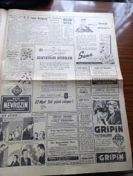 Hürriyet Gazetesi - Turkish Newspaper - 21 Mart 1955 - Suriye'nin son muhtırası Dün elçiye iade olundu - notayı bizzat iade eden başvekil Adnan Menderes - Yüzer havuz Fotoğrafı - italya'daki Ordu maçlarını zaferle açtık Fotoğrafı - Türk ordu takımı 3-0 Hollanda'ya galip geldi - dünya ordulararası futbol şampiyonasında İtalya Mısır yenişemedi - Demokrat Parti İzmir Kongresi bugünden itibaren çalışmalarına başlıyor - Adnan Menderes Endonezya'ya davet edildi - Churchill 1 2 hafta içinde istifa edecek - Ankara koleji öğrencileri dinlenmek için İstanbul'a geldi Haydarpaşa garında Fotoğrafı - Türkiye Masonlar Derneği Kongresi Tepebaşı'nda yapıldı fotoğraf - dünya gazeteleri ne diyor - İstanbul belediyesi ile petrol şirketi arası dava - Adalar gecesi şiir komedi tiyatrosunda takdim eden Muzaffer Tema - Aşk Arzusu çizen Faruk Geç - Türkiye Hollanda Ordu maçından Telecronixle aldığımız fotoğraflar - İsfendiyar ve Ali'nin beraber sürdürdüğü bir akın Fotoğrafı - İstanbul Ankara Radyosu Programı