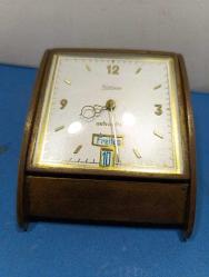 MS5----- MÜHLHEİM PİRİNÇ KASA OTOMATİK ALMAN MASA SAATİ--ÇALIŞMIYOR