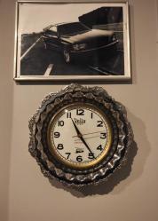 Efsane Alman Velis Duvar Saati. Metal Kasa