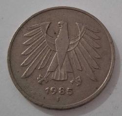 1985 ALMANYA 5 MARK