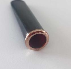 Antika  Altın Dolgu Cherry Amber Bakalit Katalin Ağızlık Orjinal Kutusunda